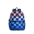 Gradient Checkerboard Kane Double Pocket Backpack