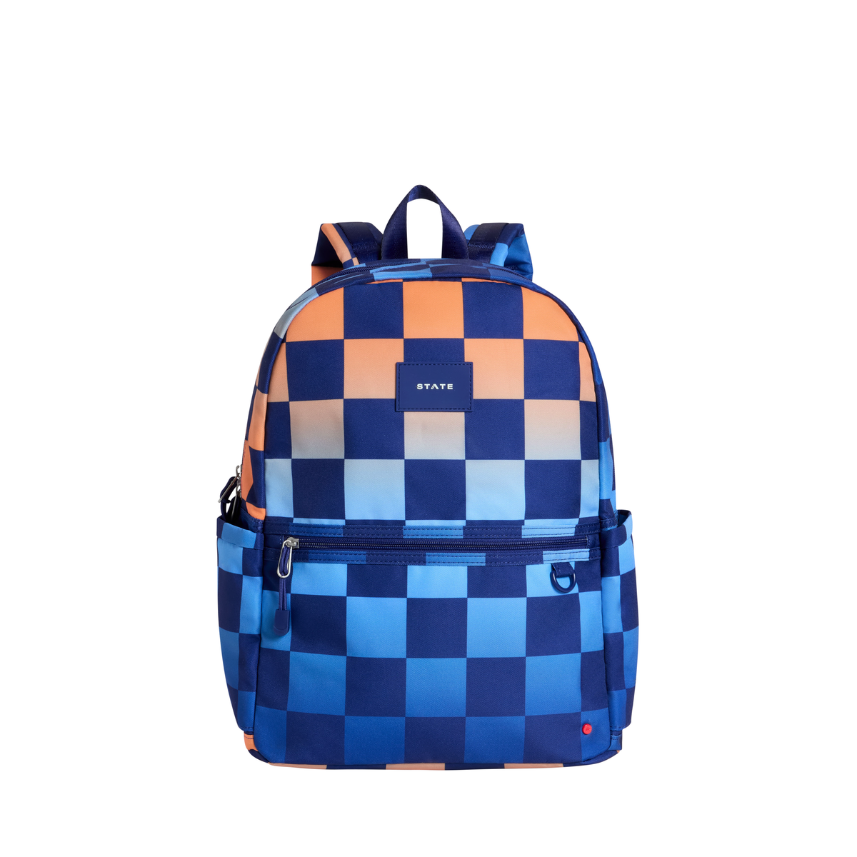Gradient Checkerboard Kane Double Pocket Backpack