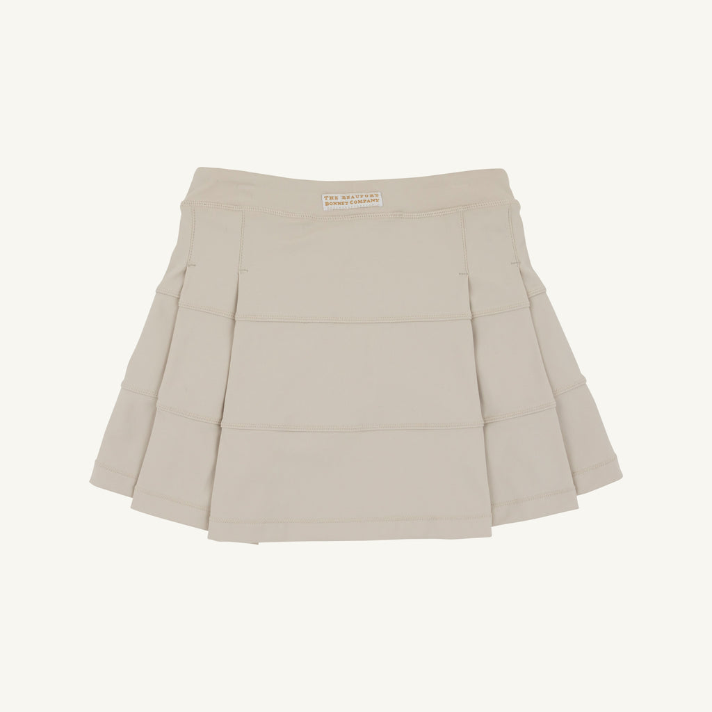 Keeneland Khaki/Palmetto Pearl PrepleticTM Prep School Skort