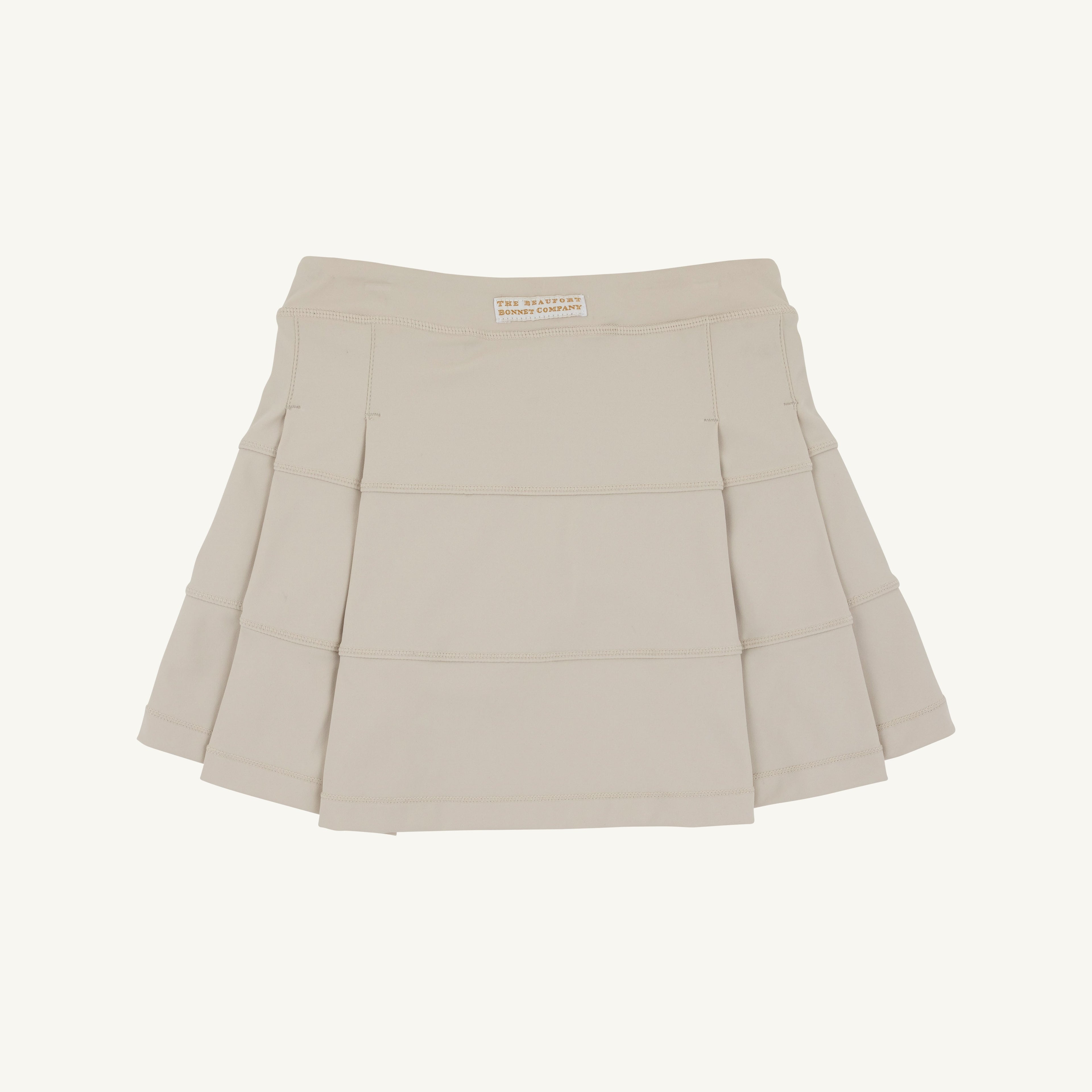 Keeneland Khaki/Palmetto Pearl PrepleticTM Prep School Skort